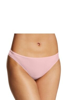 Maidenform Cotton Comfort Thong, Soft Stretch, Light Pink Panty - NWT